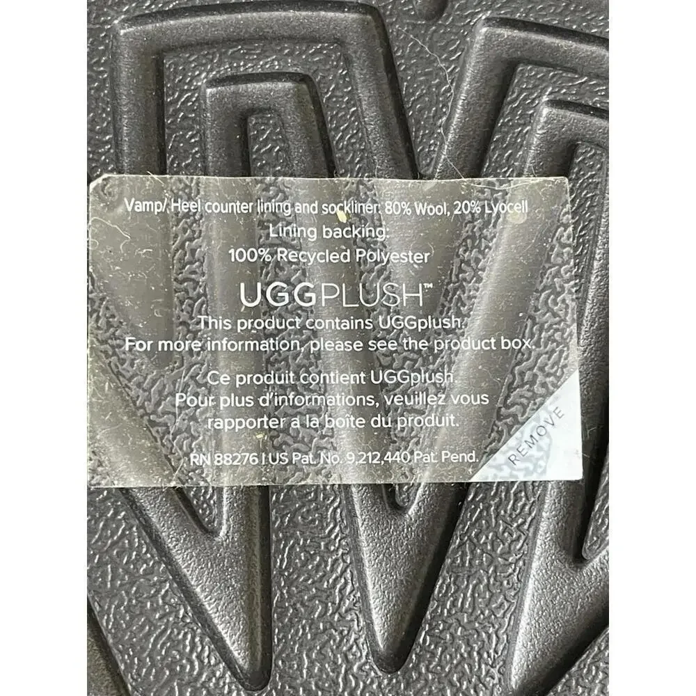 UGG x STAMPD BLACK LACE-UP SUEDE/ WOOL WINTER BOOTS,  MEN US 12 NWOB READ*